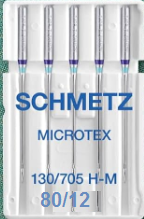 AGUJA SCHMETZ MICROTEX 130/705 H-M - nº 80
